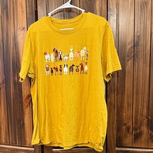 Women’s Mustard Yellow Goat Shirt